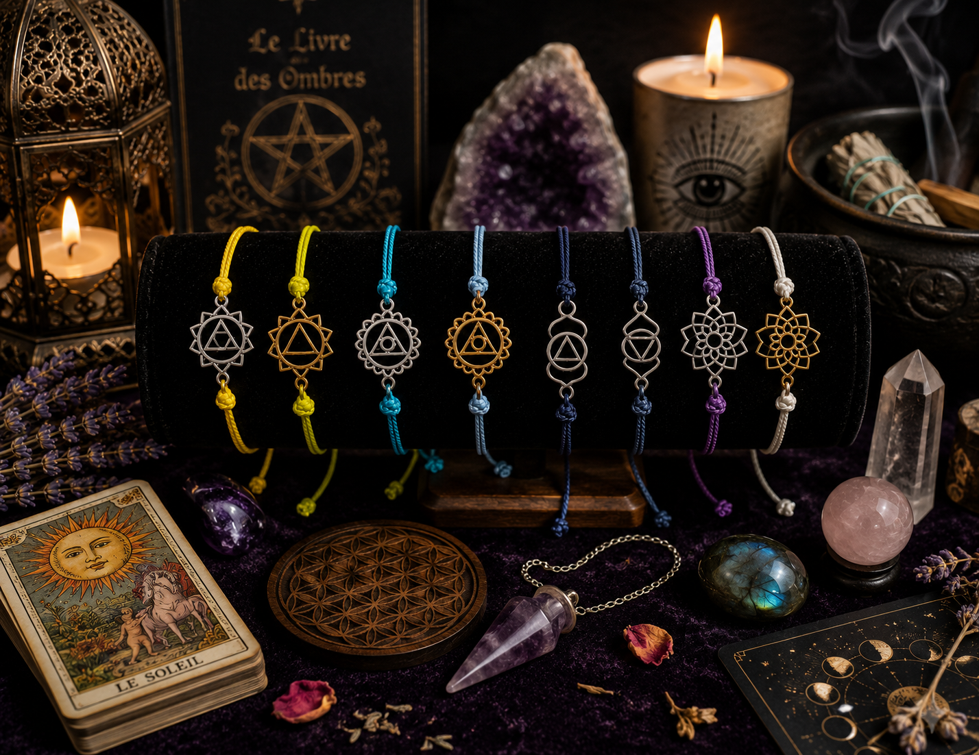 Bracelet magnétisé chakra