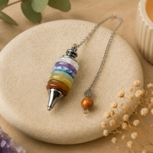 Pendule 7 Chakras – Harmonie, équilibre et radiesthésie